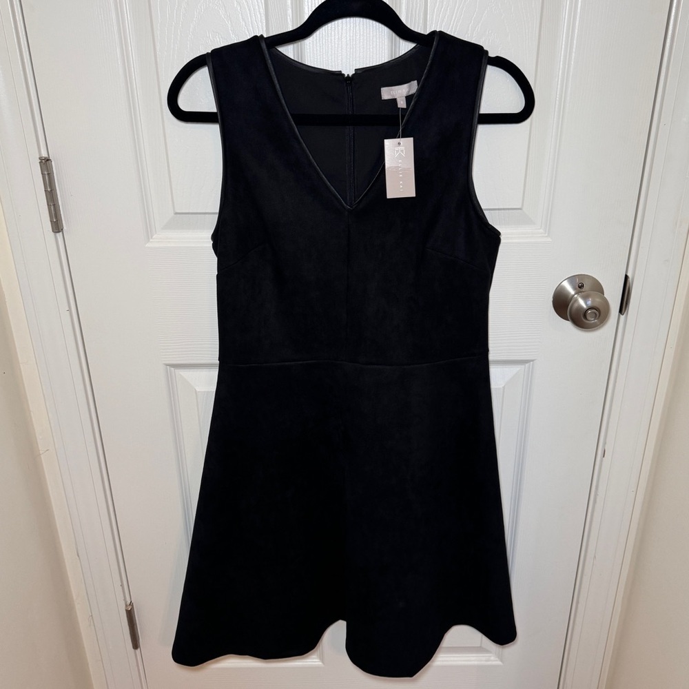 NWT Ellie Kai Sleeveless Faux Suede Dress